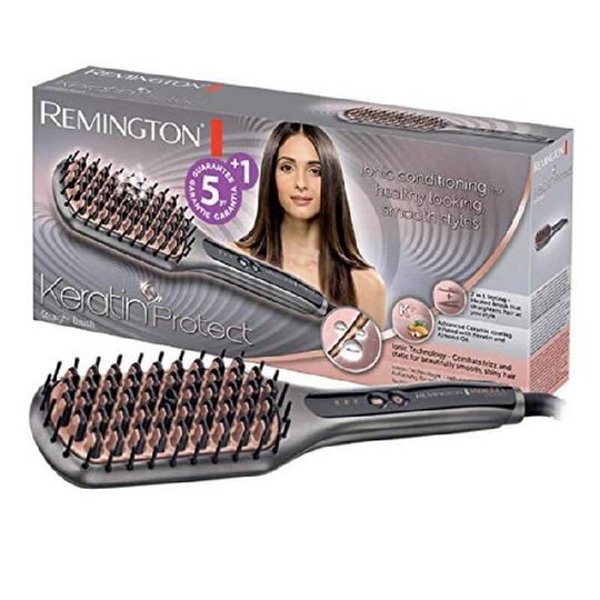 Glattebørste Remington Keratin Protect Straight 66W Grå Pink