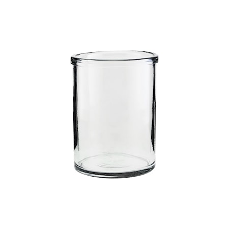 Vase, Reem, Klar ,h: 20 cm, dia: 16 cm
