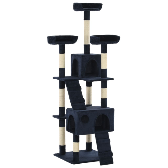 vidaXL kradsetræ til katte med sisal 170 cm blue
