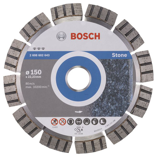 Bosch Diamantskive 150mm Best Stone - 2608602643