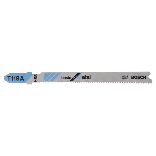 Bosch Stiksavklinge T 118 A Metal 3 Stk - 2608631507