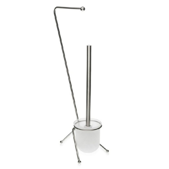 Toiletbørste Versa Metal (18 x 55 x 20 cm)