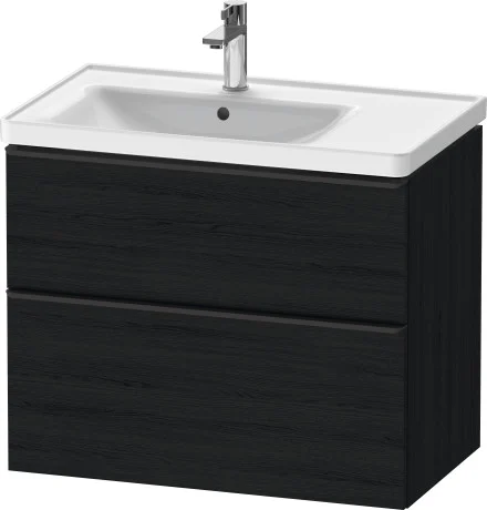 Duravit D-Neo underskab, 78,4x45,2 cm, venstre, sort eg