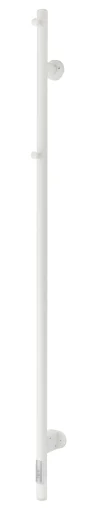 TVS Eldo 1 håndklædetørrer m/timer, el-tilslutning, 1400 x 60 mm, hvid