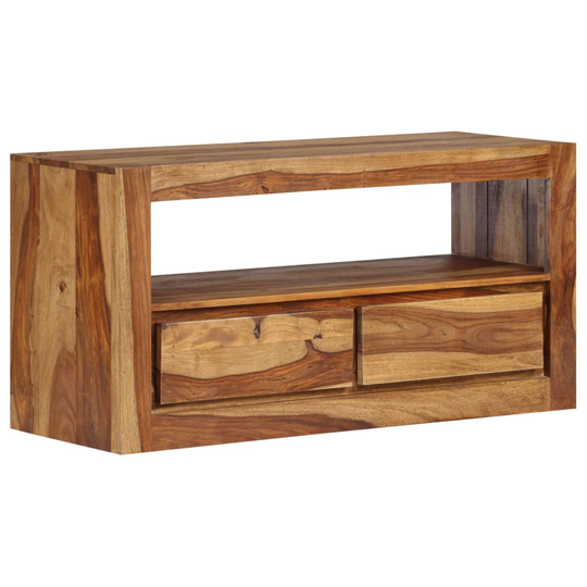 vidaXL tv-skab massivt sheeshamtræ 80 x 30 x 40 cm