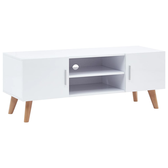 vidaXL tv-skab 120 x 40 x 46 cm MDF hvid