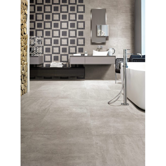 Emil 803b8r Cemento Nat. Rett 80x80x0,8cm - gulvflise