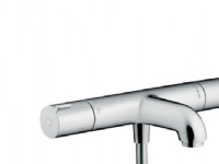 HANSGrohe Ecostat 1001CL termostatarmatur med fast kartud, 1/2 bruserafgang ned og eksklusiv rosetter og tilgangsstykker