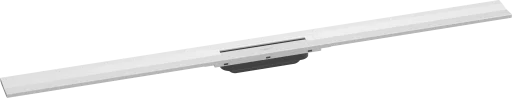 Hansgrohe Raindrain Flex afløbsrende, vægmontering, 1200 mm, mat hvid
