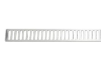 UNIDRAIN ClassicLine rist 600mm i rustfrit stål til linjeafløb, med børstet overflade. I design: Column.