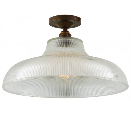 Mono Plafond Ø40 cm 1 x E27 - Antik messing