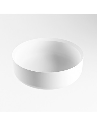 COSS håndvask Ø36 cm Solid surface - Talkum