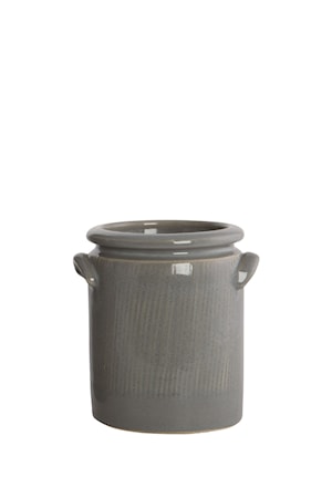 Blomsterkrukke Pottery 15 cm - Lysegrå