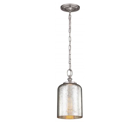 Hounslow Loftlampe Ø16,5 cm 1 x E27 - Børstet stål/Mercury