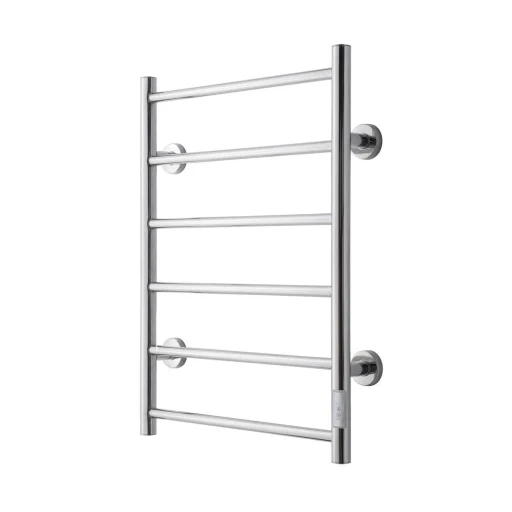 TVS Eldo 6 L håndklædetørrer m/timer, el-tilslutning, 690 x 500 mm, poleret rustfrit stål