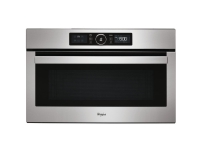 Whirlpool Absolute AMW 730 IX - Mikrobølgeovn med grill - til indbygning - 31 liter - 1000 W - rustfrit stål