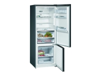 Siemens iQ700 coolFlex KG56FPXDA - Køleskab/fryser - bund-fryser - bredde: 70 cm - dybde: 80 cm - højde: 193 cm - 483 liter - Klasse D - BlackSteel