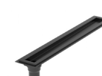 Blücher WATERL. afl.rende 700 - Gulv: beton, Sort, Udløb: Ø50mm, lodret, Stål