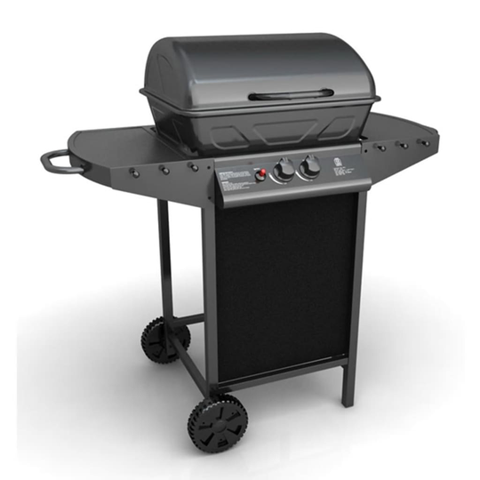 vidaXL gasgrill med 2 kogeplader
