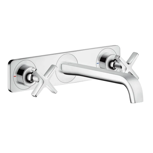 Axor Citterio E 3-huls vandhane, indbygning, med siventil, 220 mm, krom