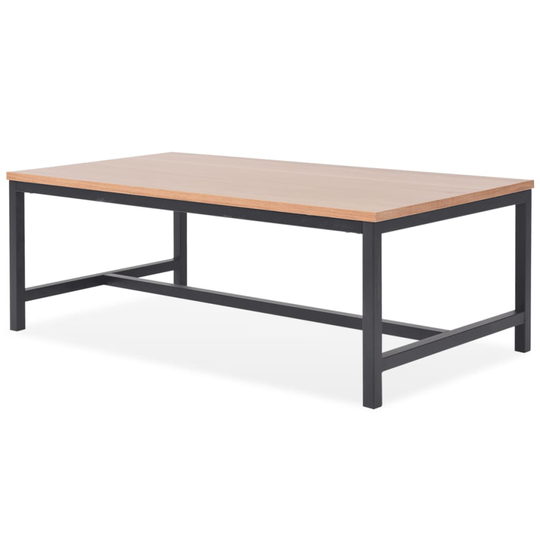 vidaXL sofabord asketræ 100 x 55 x 36 cm