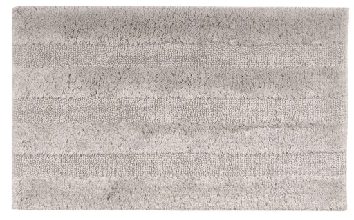 Sorema New Plus bademåtte, 70x120 cm, sølv