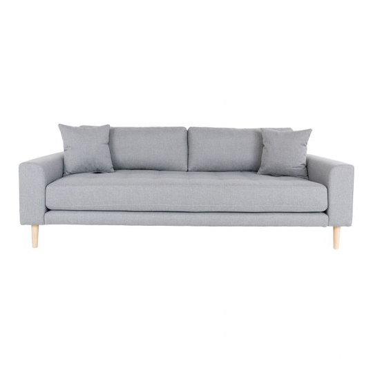 Sofa i lysegrå med to puder HN1001 - 1301441