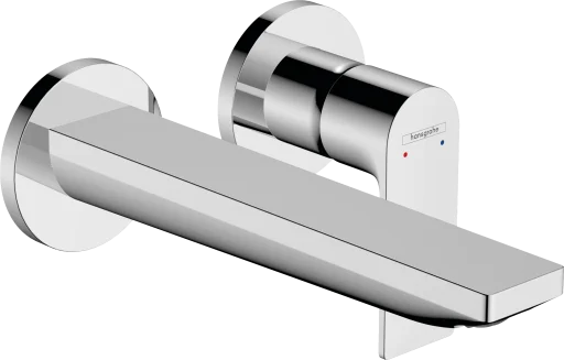 Hansgrohe Rebris E vandhane t/væg 200 mm, krom