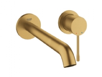 Grohe Essence etgr udv hv 2h L - 2-huls håndvaskbatteri, Børstet Cool Sunrise L-Size 19967GN1