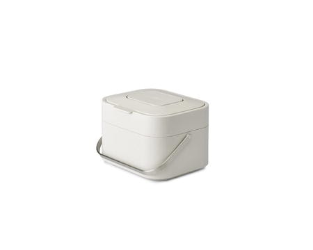 Stack 4 affaldsspand creme med