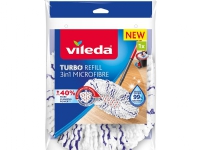 Vileda 4023103227439, Moppehoved, Blå, Hvid, Mikrofiber, 1 stk