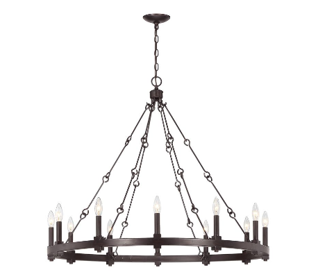 Adria 12 Lysekrone Ø98 cm - Antik bronze