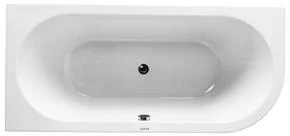 Royal Viva Badekar 175 x 80 cm, Venstrevendt - Med armatur