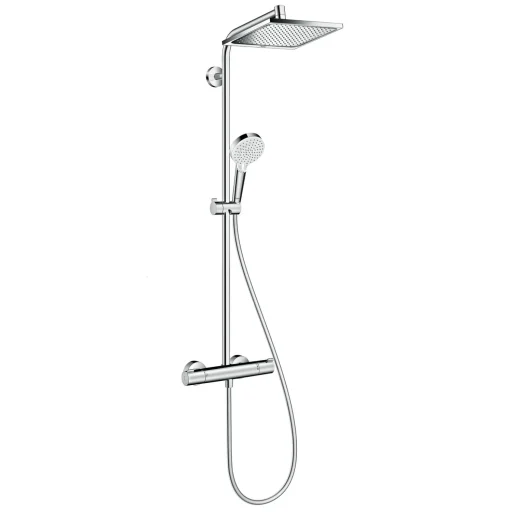 Hansgrohe Crometta E 240 1jet komplet brusesystem m/EcoSmart, krom