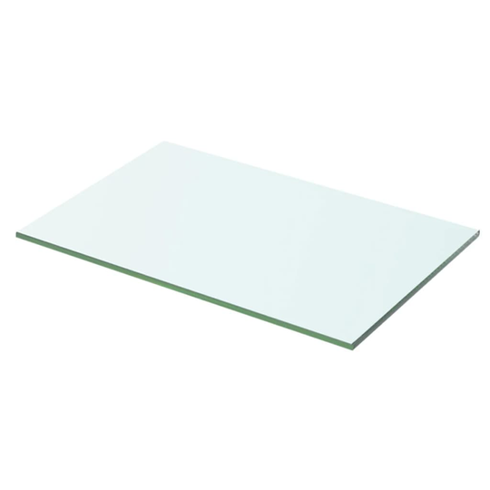vidaXl hylde glaspanel klar 50x25 cm