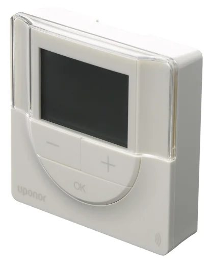 Uponor Smatrix Wave trådløs termostat med display, hvid