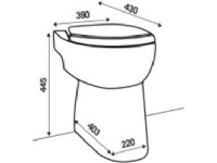 Sani Compact toilet SFA C43