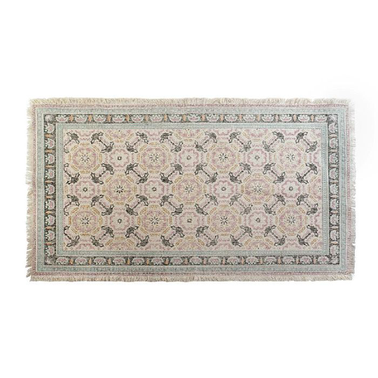 Tæppe DKD Home Decor Grøn Rødbrun Araber Flise (120 x 180 x 0,5 cm)