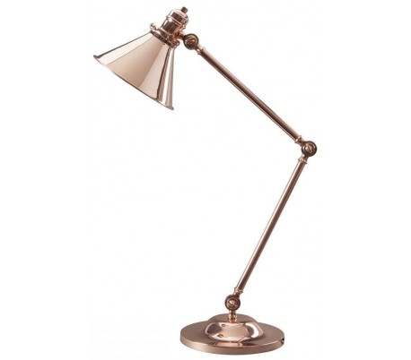 Provence Bordlampe H66 cm 1 x E27 - Poleret kobber