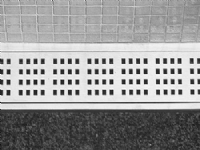 Unidrain rist i 3 mm massiv AISI 304 rustfri stål til ClassicLine ramme - model Square i længde 1200 mm
