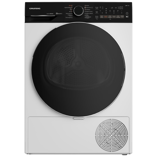 Grundig GTPE79E23EW - Kondenstørretumbler m/varmepumpe