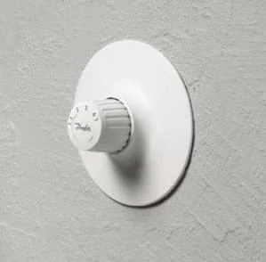 Danfoss FHV-R vægindbygningsventil med fjvr termostat