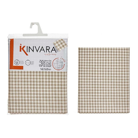 Dug Tyndt kanvas Rammer Hvid Beige (140 x 180 cm)