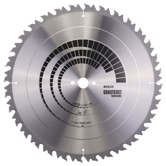 Bosch Rundsavsklinge.const.wood 450x3,8x30mm 32t - 2608640704