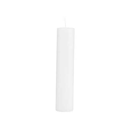 Candle, White, 4x20 cm, Burning time 20 hours