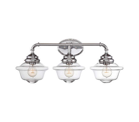 Fairfield 3 Badeværelseslampe B66 cm - Poleret krom/Klar