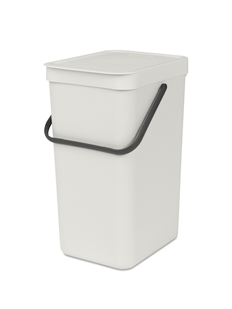 Affaldsspand Sort & Go 16 L, Lysegrå