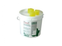 Urinalblok Lotus Bio-Z Citron med Farve/Parfume uden Gitter/Ophæng 1 kg,45 stk/sp - (45 stk.)