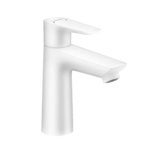 Hansgrohe Talis E håndvaskarmatur 110, mat hvid