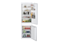 Siemens iQ100 KI86NNSF0 - Køleskab/fryser - bund-fryser - til indbygning - niche - bredde: 56 cm - dybde: 55 cm - højde: 177.5 cm - 260 liter - Klasse F